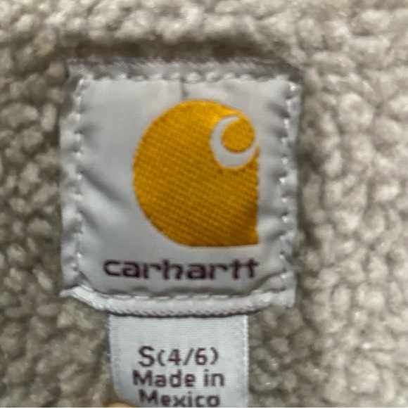 Carhartt Jacket Blue Size S (4/6) Fur Lining Vintage - Picture 6 of 6